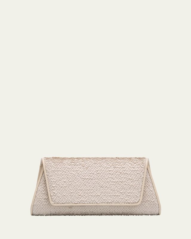 Anouk Mini Sequined Clutch Bag